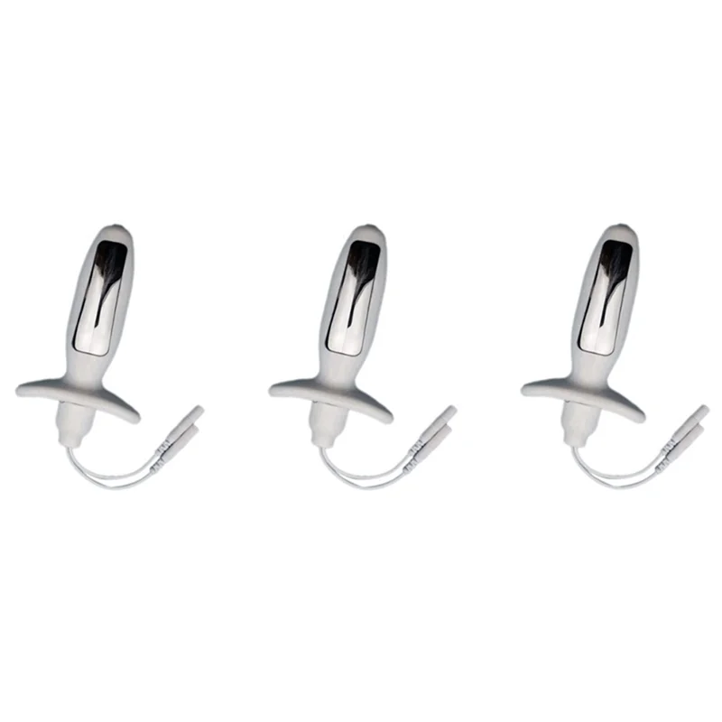 3X Vaginal Probe Electrodes For Pelvic Floor Exerciser Incontinence Use With TENS/EMS Machines Therapy Kegel Exerciser