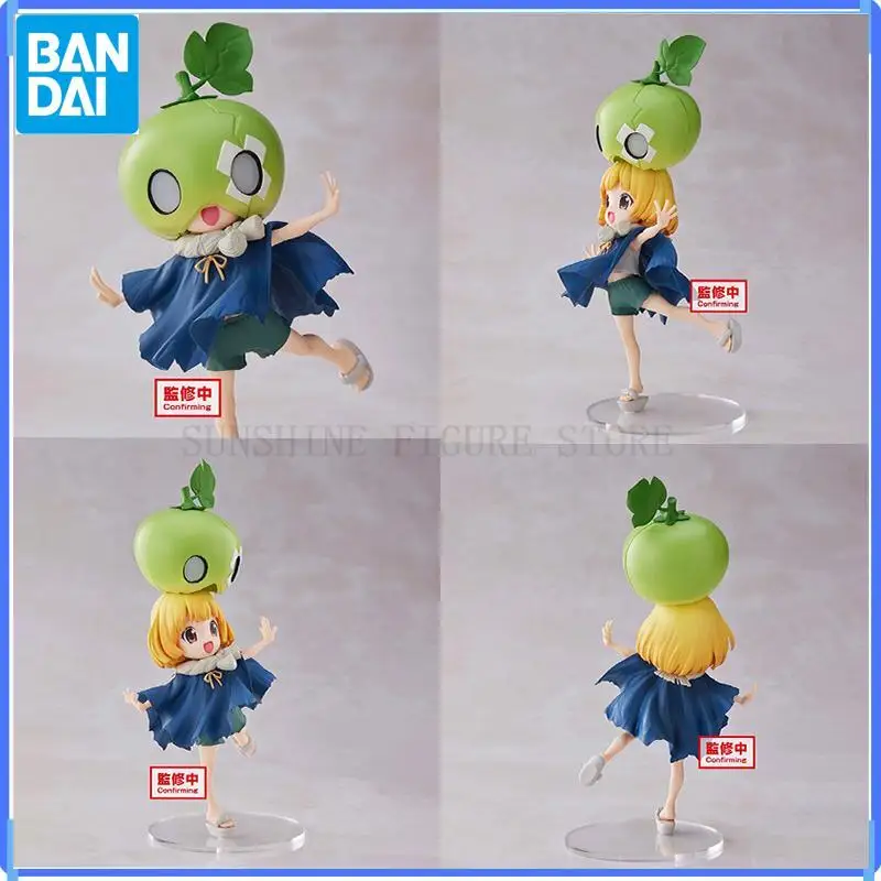 Bandai Banpresto Original, figura de acción del dr. STONE Suika, modelo de niña de sandía, adornos, juguetes en caja, regalos de cumpleaños para niños