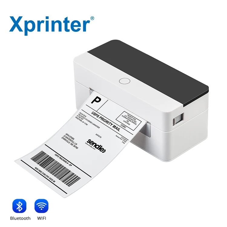 Xprinter XP-D463B/ XP-D463E Imprimante Thermique Bluetooth Label Printing Machine for Small Business Portable Label Printer
