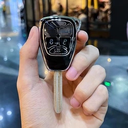 For Jeep Compass Patriot Liberty Grand Cherokee Chrysler 300 PT Dodge JCUV Caliber Nitro Renegade Wrangler Car Key Case Cover