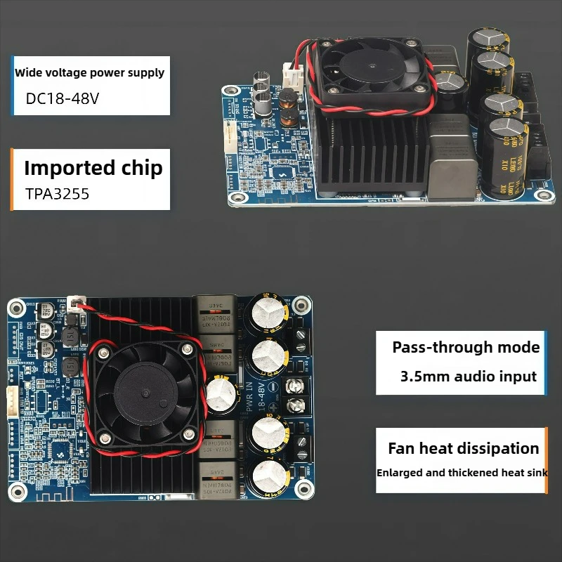 SOTAMIA TPA3255 مكبر كهربائي رقمي مجلس 2x300 واط 2.0 قناة المتكلم الصوت HIFI مكبر للصوت ستيريو أمبير لتقوم بها بنفسك الصوت المنزلي الذكي