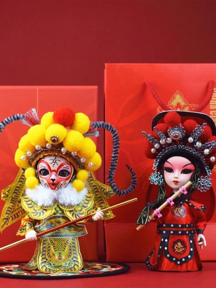 

Silk people, Peking Opera dolls, Chinese style special small gifts, face masks, Beijing souvenirs, doll ornaments