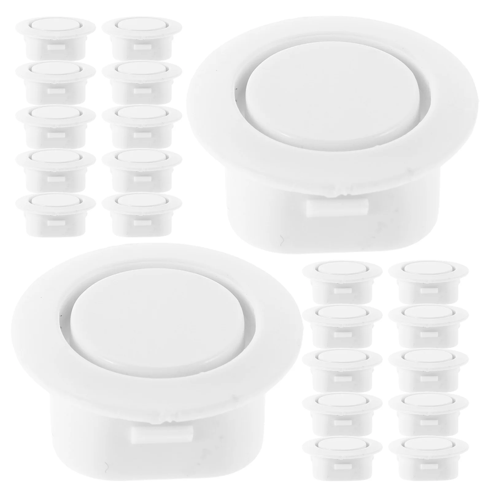 

50Pcs Car Bumper Hole Cap Radar Decorative Stoppers Cover Front Rear All-Weather Durability Easy Install Car Bumper Hole Cap