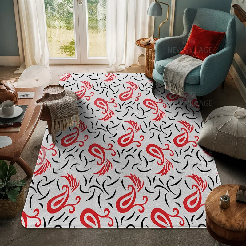 House entrance carpet Home door mat Room Bath Foot bathroom non-slip Kitchen water absorption rugs Modern Nordic geometric view 2