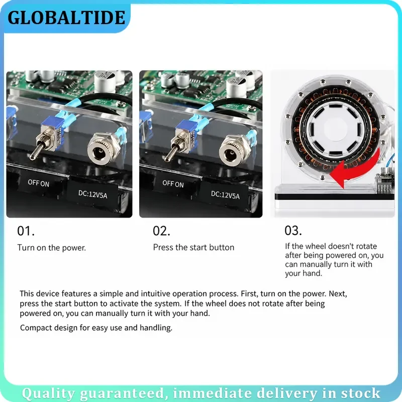 Shaftless Push Motor Model High Power Brushless Internal Rotor Motor Model Teaching Demonstration