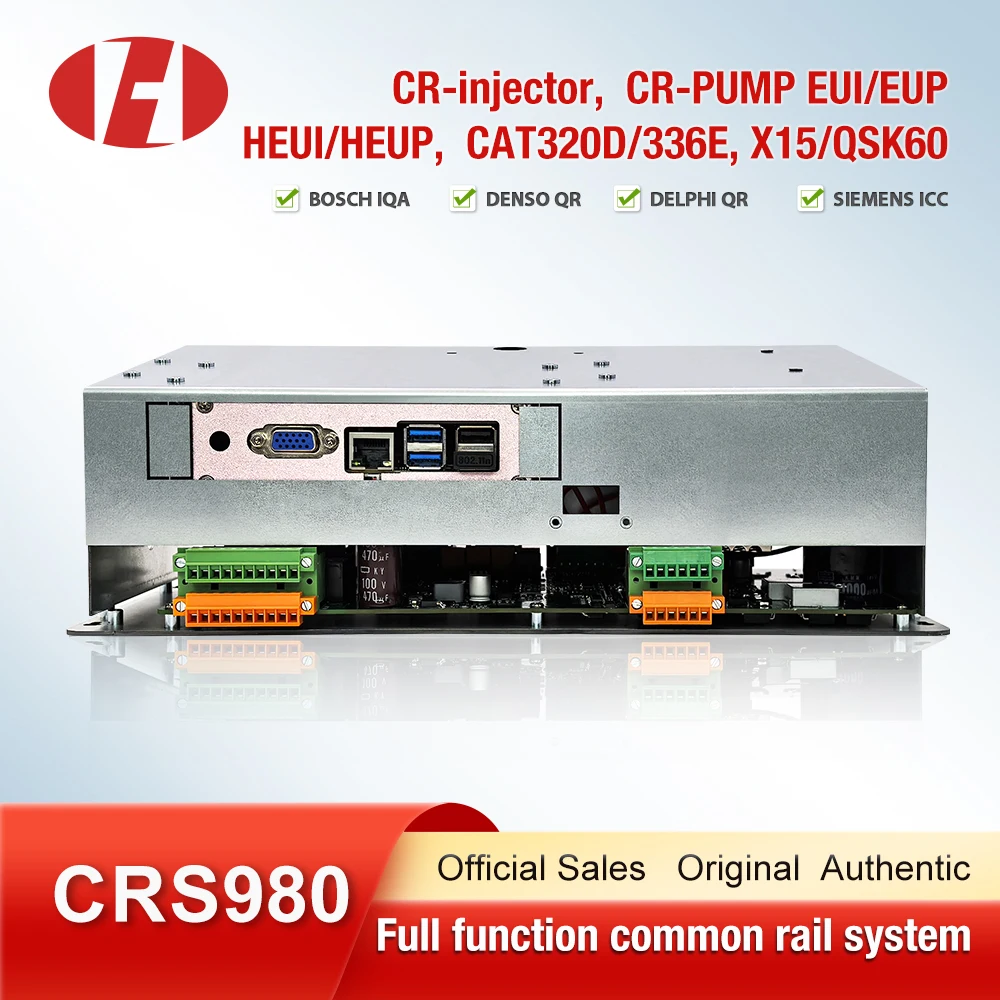 CRS980 IQA QR Common Rail Control Software Tester For CR-injector CR-PUMP EUIEUP IHEUI/HEUP CAT320D 336E X15 QSK60 Pump Tester