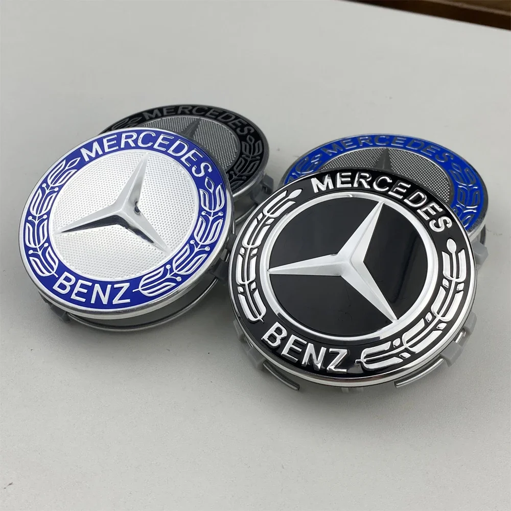 

4pcs 75mm car wheel hub center cover modification parts suitable for Mercedes Benz W204 W205 AMG E210 E211 E212 E213 E214 W222