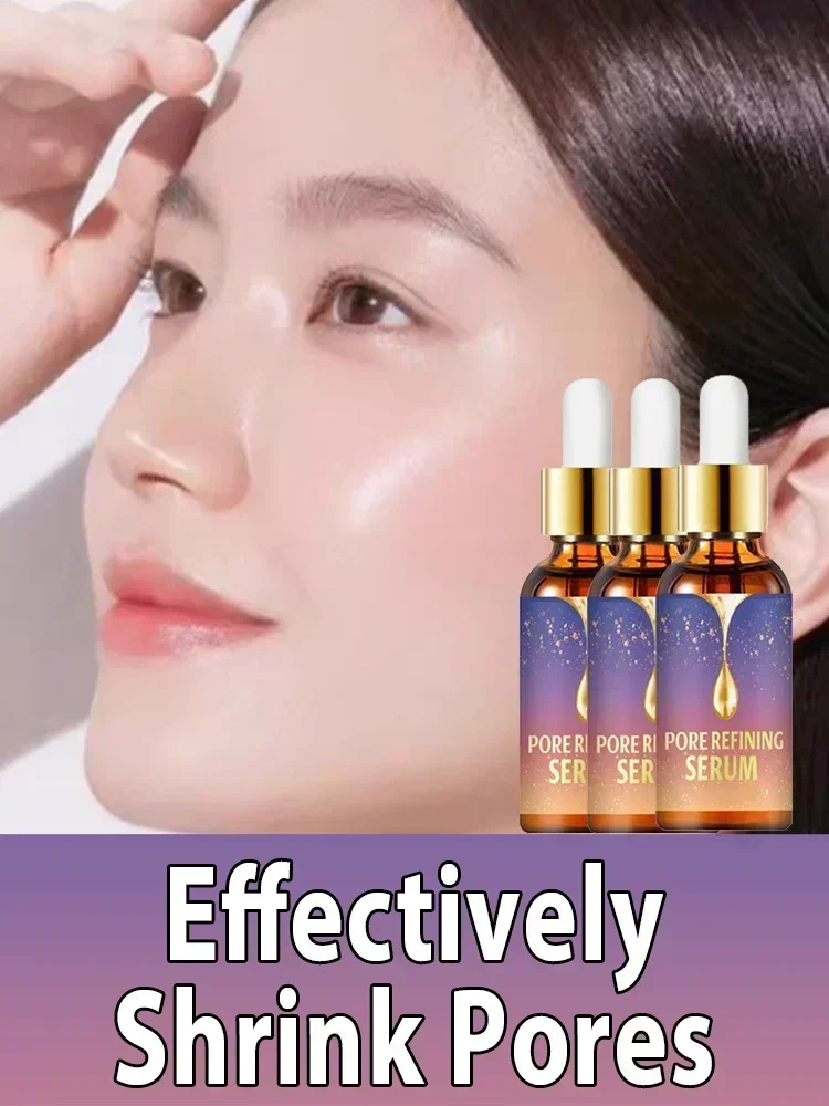 

Acid Pore Shrinking Serum Face Removing Large Pores Tightening Repairing Facial Pore Minimizing Essence Oil Firm Skin Care