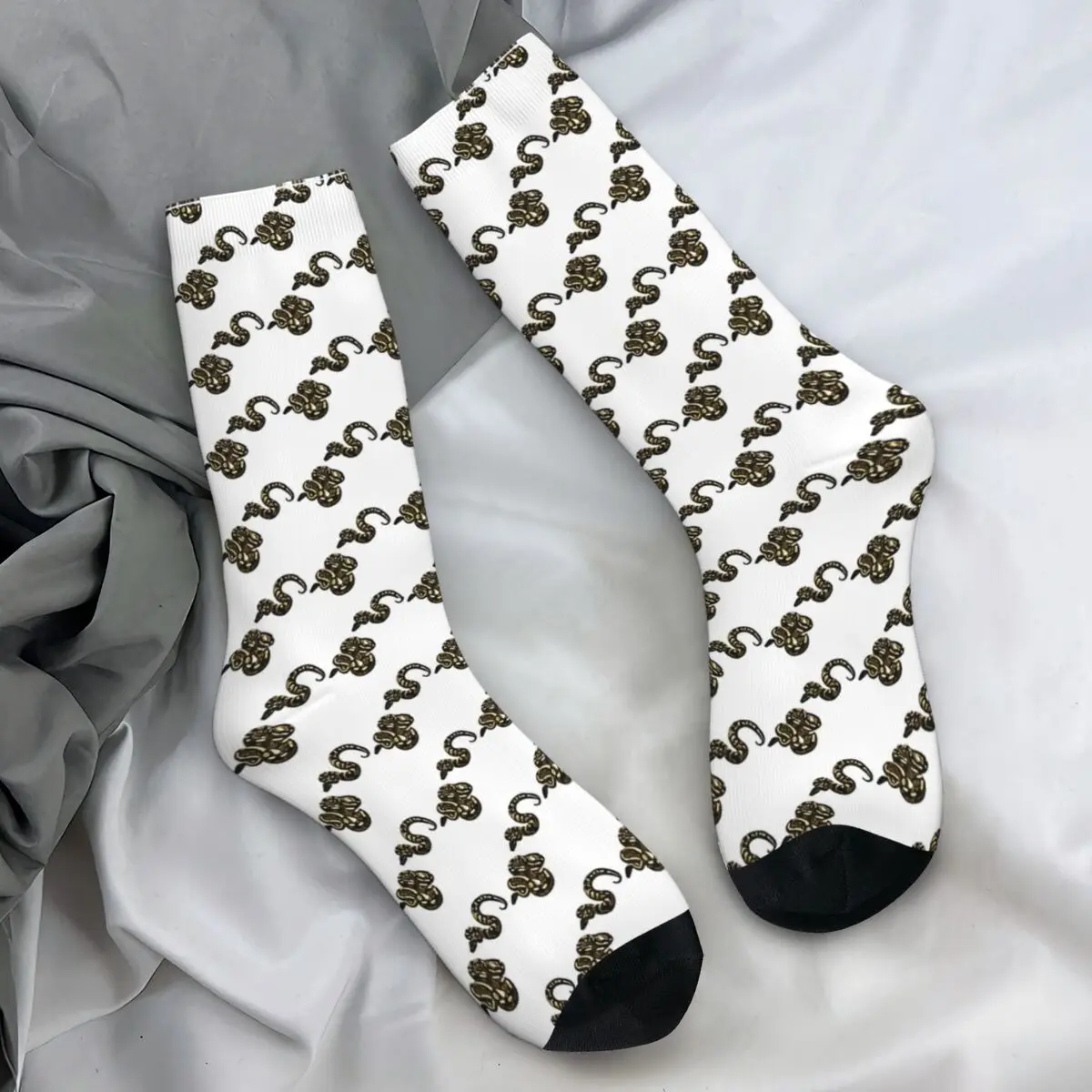 Ball Python Morph Snake Socks Kawaii Stockings Women Men Soft Climbing Socks Autumn Design Non-Slip Socks