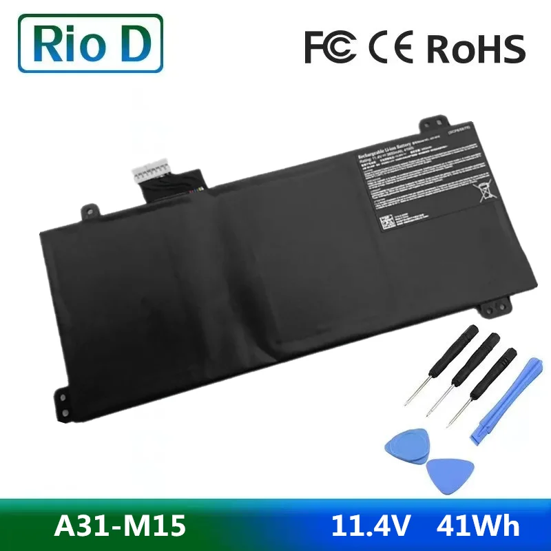 Imagem -01 - Bateria do Portátil para Medion Akoya A31-m15 E6245 E6246 E6247 E6248 Yibei Boyue M5372711 M15g Maibenben Xiaomai 6a 6x 6c Pro bateria do portatil para medion akoya a31 m15 e6245 e6246 e6247 e6248 yibei boyue m5372711 m15g maibenben xiaomai 6a 6x 6c pro 01