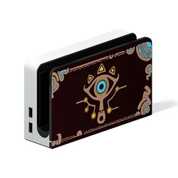 Faceplate Protective Cover For Nintendo Switch Oled Charging TV Dock Station for Zelda Decorative Replacement Front Plate Case