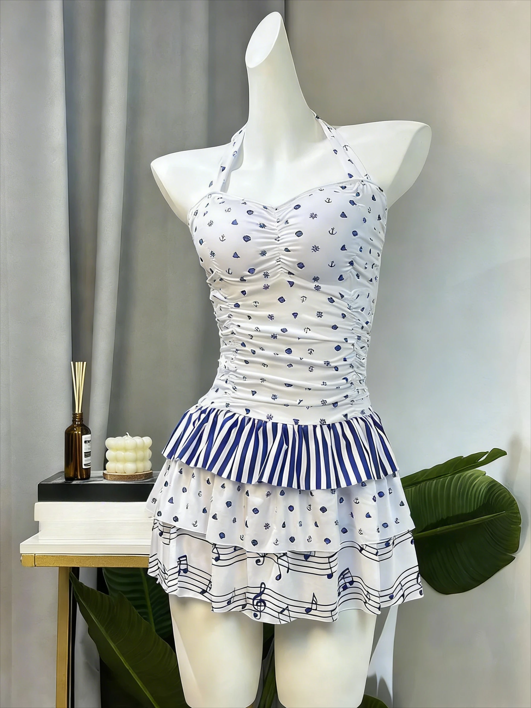 

Модный комплект бикини Y2K 2026: Слитный купальник с высокой талией и принтом для женщин – трендовый пляжный наряд для отпуска и летних вечеринок