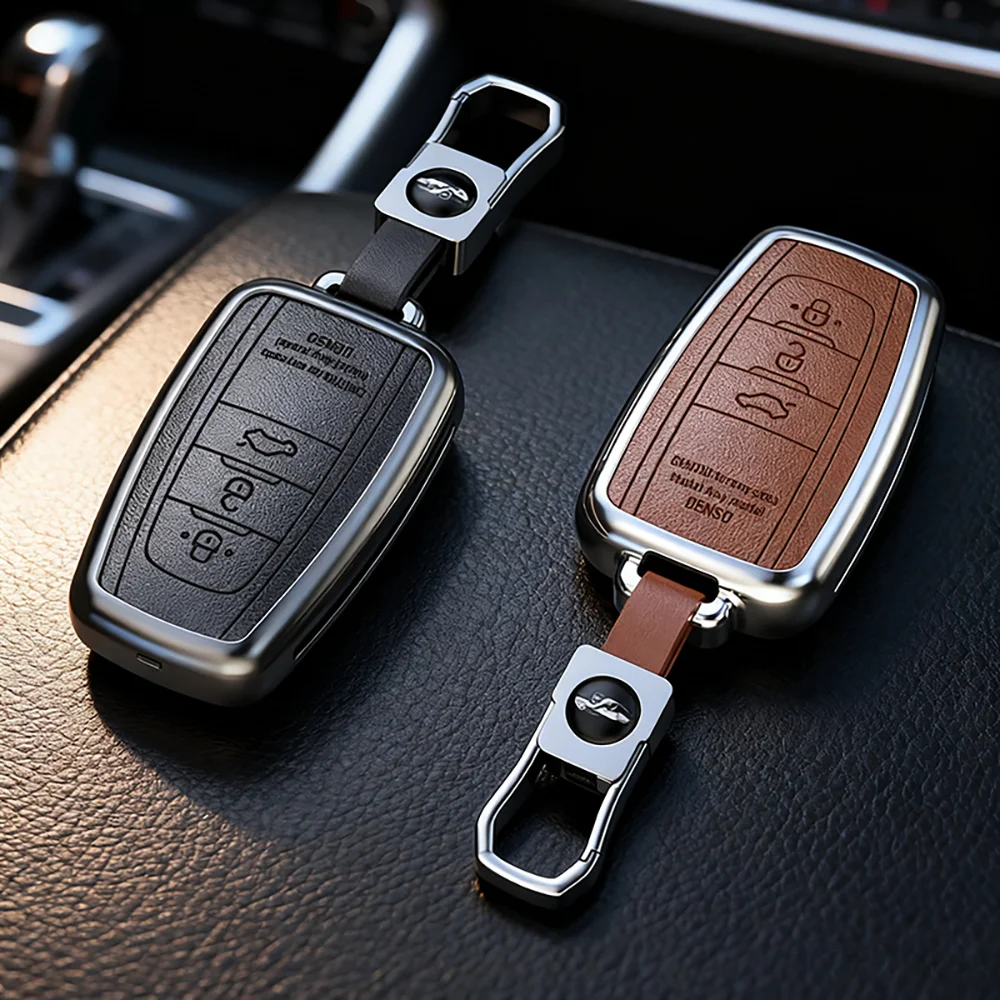 

Car Key cover Case Shell Fob For Toyota Auris Avensis Aygo Crown Corolla Prius Camry CHR RAV4 Altis Land Cruiser Prado Keyless