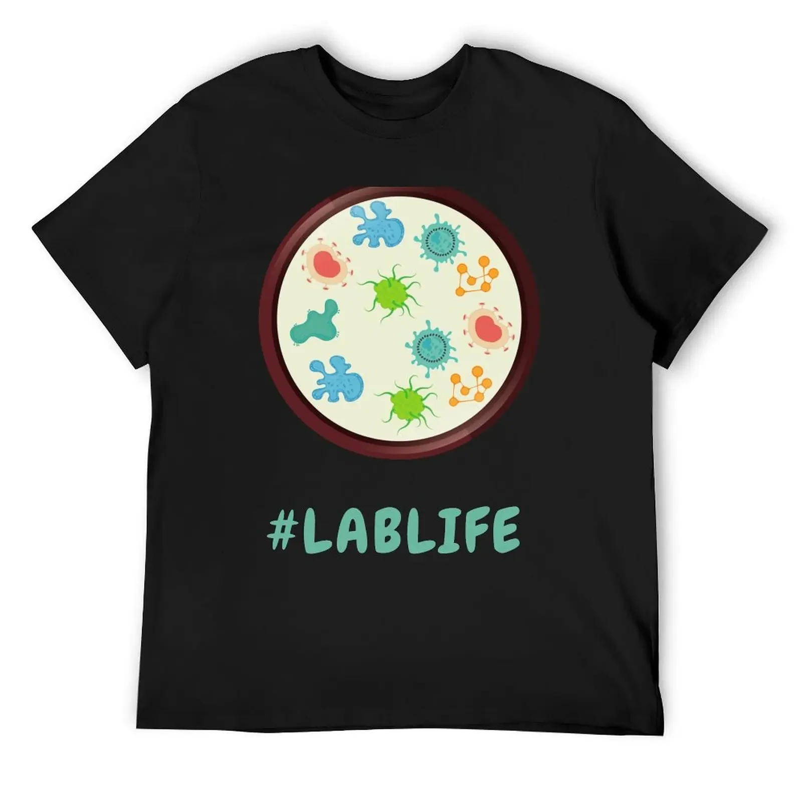# LABLIFE Petri блюдо культура медицинская лаборатория наука микро футболка аниме рубашка на заказ простые черные футболки мужские