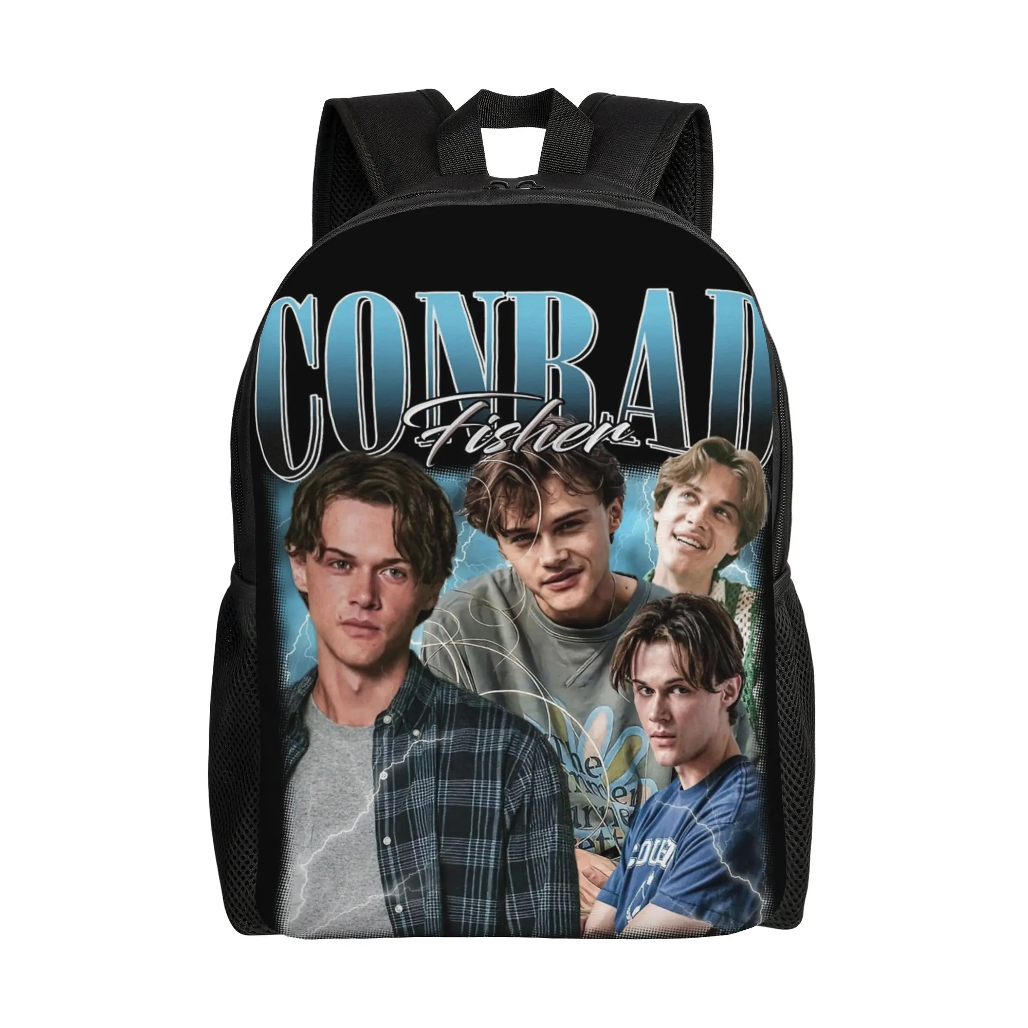 

Винтажный рюкзак Conrad Fisher Bootleg Film, необычные рюкзаки, легкие студенческие дорожные сумки для старшей школы, дизайнерский рюкзак