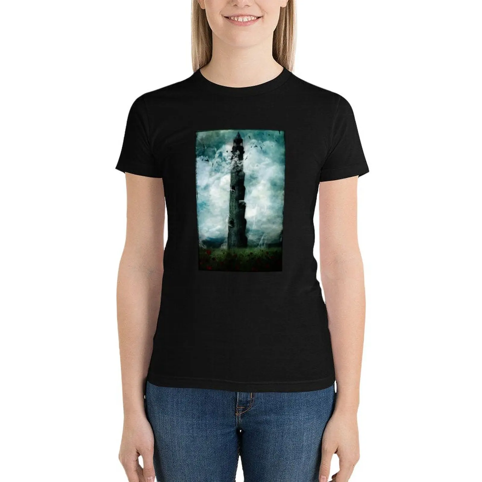 The Dark Tower T-Shirt summer clothes Blouse Women t-shirts