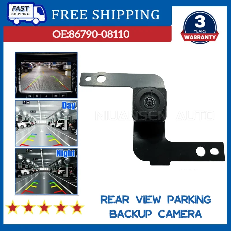 

Car Surround View Camera Park Assist 86790-08110 For Toyota Sienna 2020-2023 Front View Camera Bumper Grille Mounted 8679008110