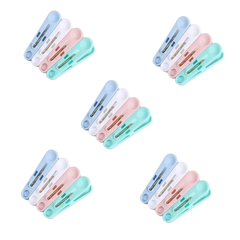

100pcs Clothes Clips Non-Slip Clothespin Plastic Pegs Hangers Sock Fixing Non Slip Drying Clothespins High Performance