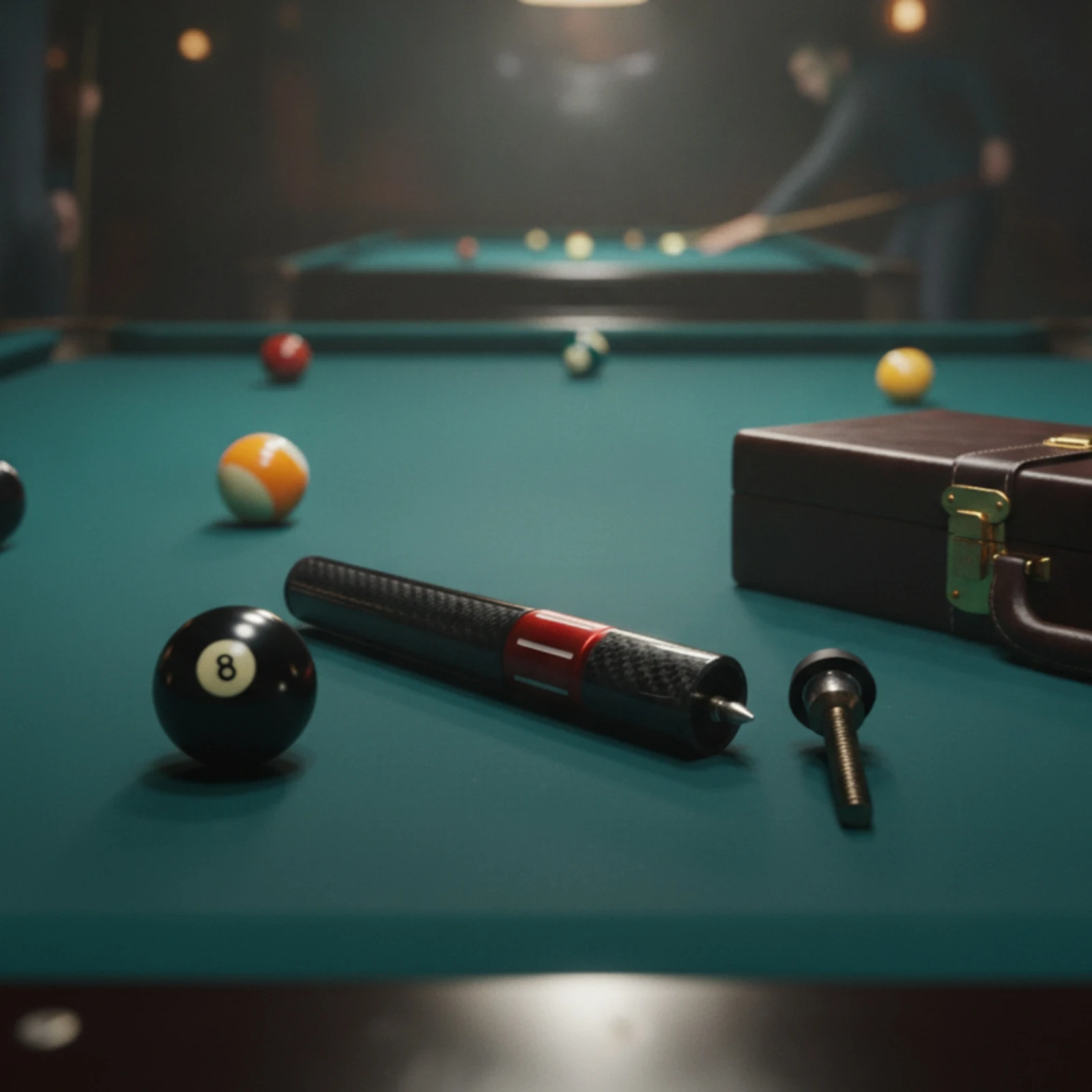 

Telescopic Cue Extension Adjustable Length Carbon Fiber Cue Extender Billiard Stick Extension Threaded Adapter Sports Gear