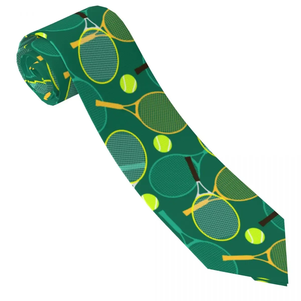 Tennis Rackets And Balls Tie For Men Women Necktie Tie Clothing Accessories