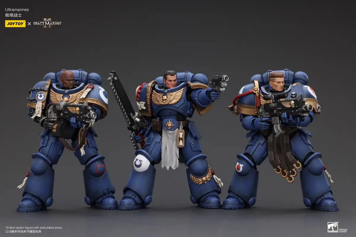 

Доставка в течение 24 часов: JOYTOY SPACE MARIRIE Ultramarines Brother Chairon, лейтенант Титус, сержант Гадриэль, 3 фигурки, масштаб 1/18.