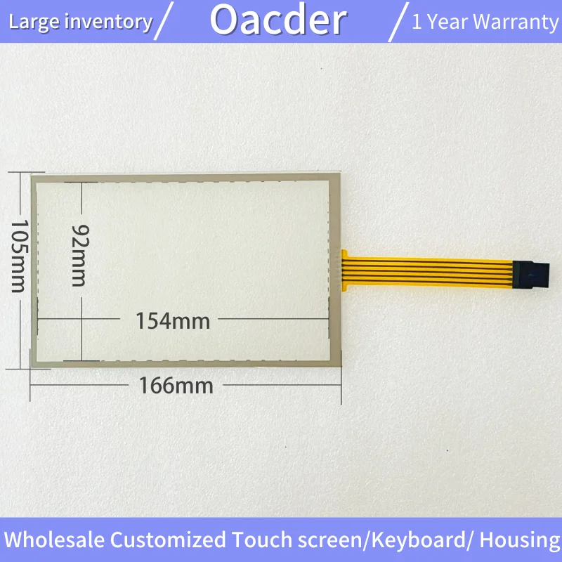 แผง Digitizer กระจกหน้าจอสัมผัสสำหรับ Lenze P300 P30GAP80300F3GXXX-02S3C314000 P30GAH90300F3G0XXX แผงหน้าจอสัมผัสกระจก