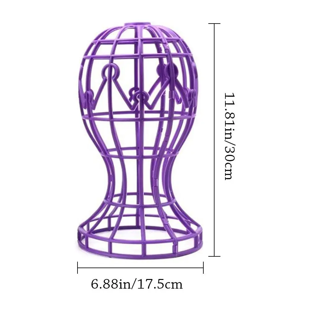 New Holder Foldable Wig Stand Hat Cap Wig Accessories Storage Rack Multi-Purpose Wig Head Stand