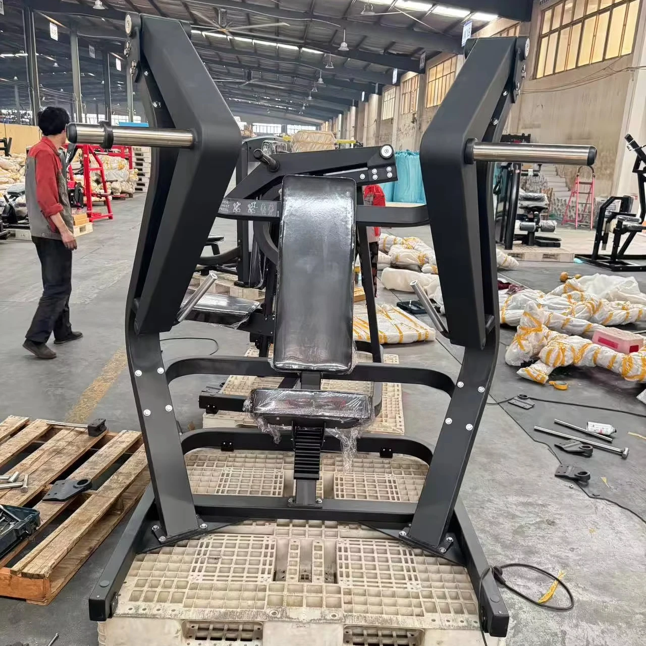 

Z960 Decline Chest Press Machine Gym Equipment Device Commercial Training Body Building Plate Loaded Gym Use Machine