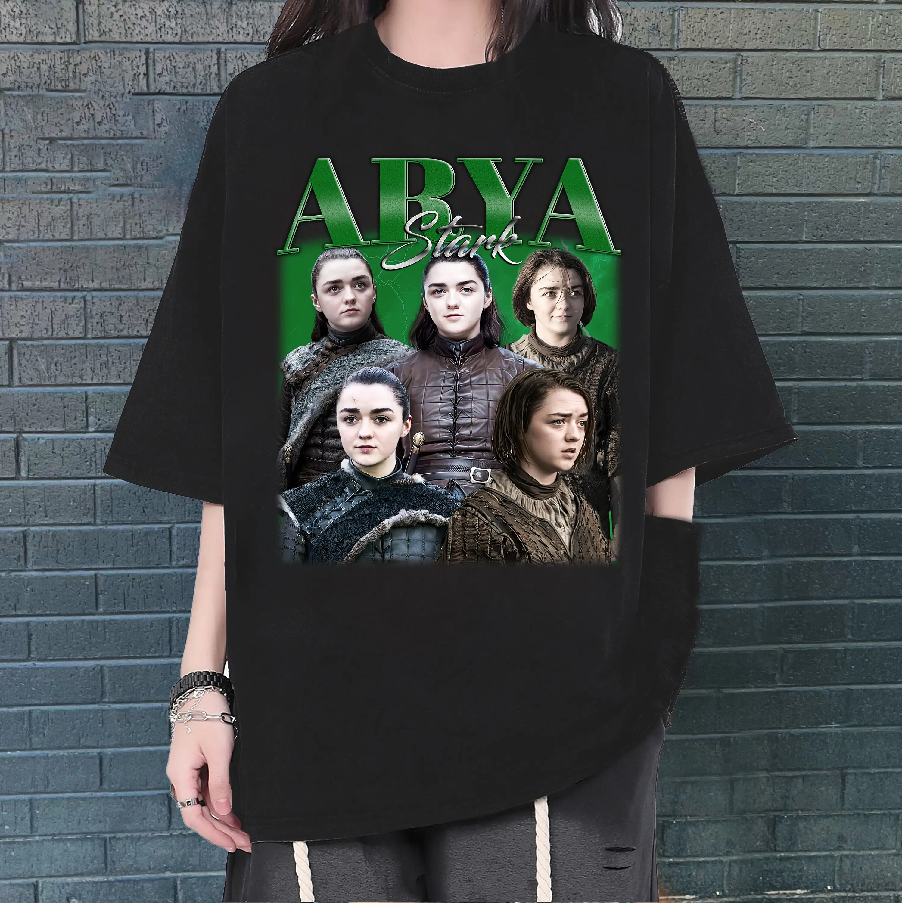 Arya Stark T Shirt Vintage Retro Trendy Couples