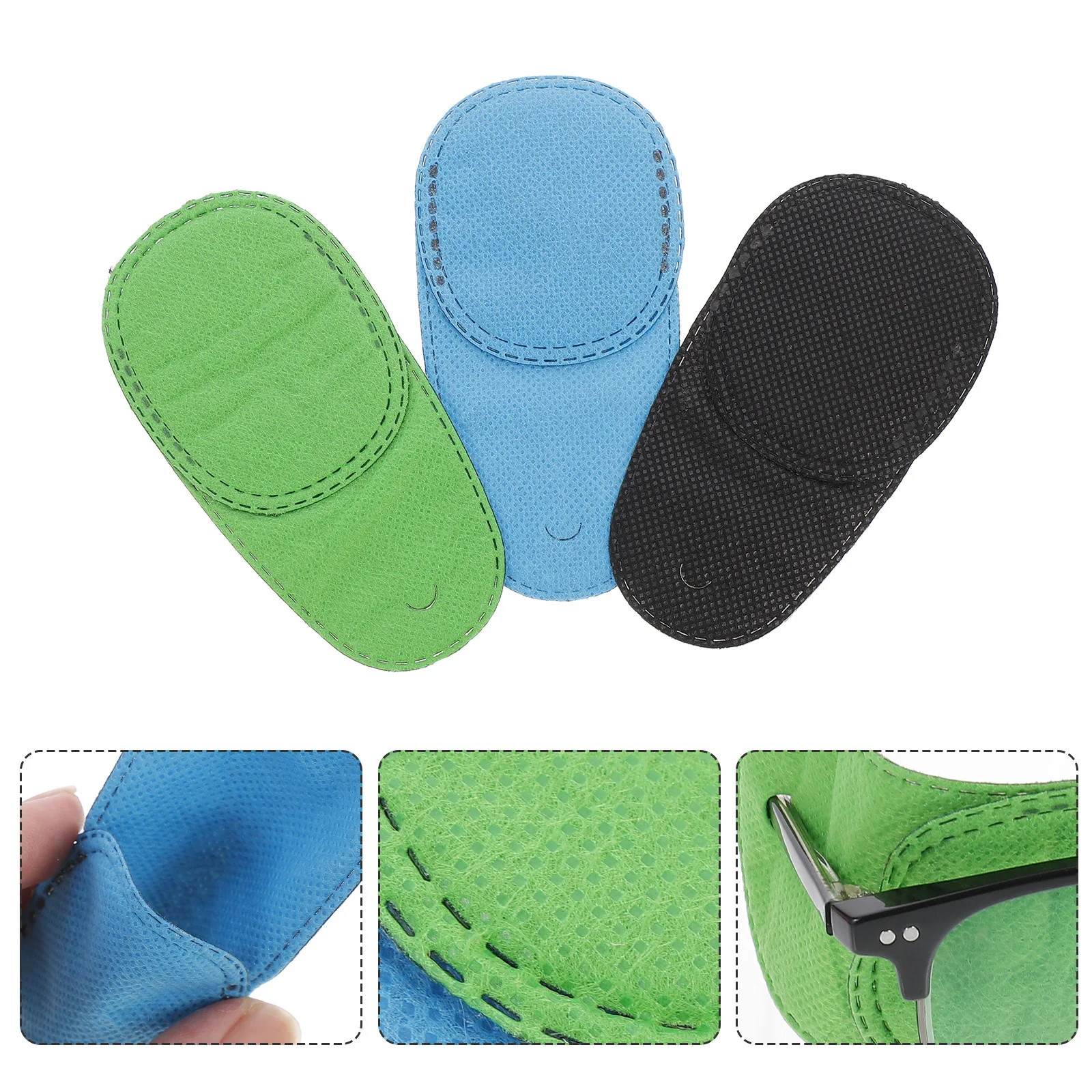 

3pcs For Kids Lazy Treatment Amblyopia Eye Patches Pediatric Glasses Cover Breathable Eye Children'S Glasses Eyeshades Shields