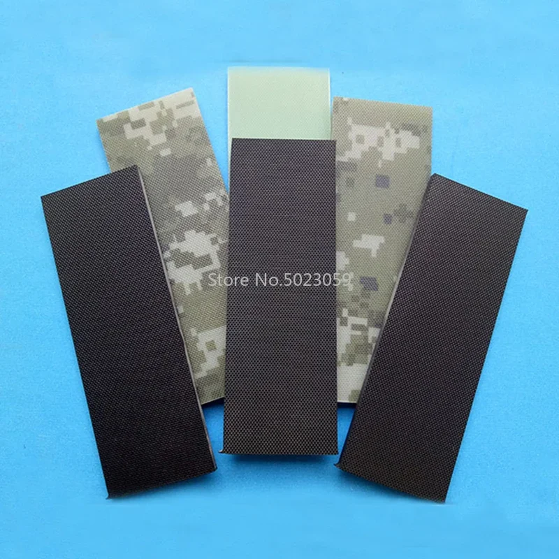 

2Pieces Glass fibre G10 material for Diy Knife handle Handmade material Fine lines Black color Handicraft Patch material