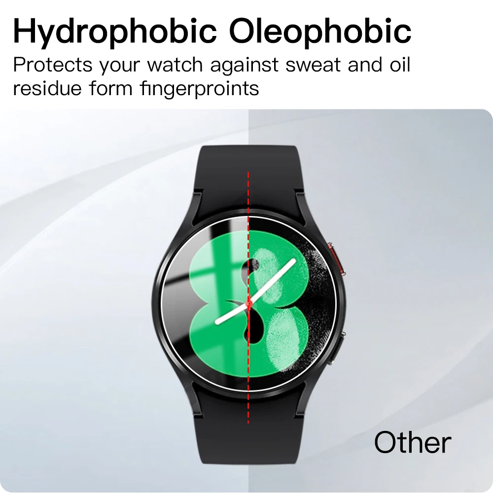 1-5Pcs 9H Watch Tempered Glass Screen Protector For Samsung Galaxy Watch 7 6 5 4 5 Pro 6 Classic 47 45 44 43 40MM Accessory Film