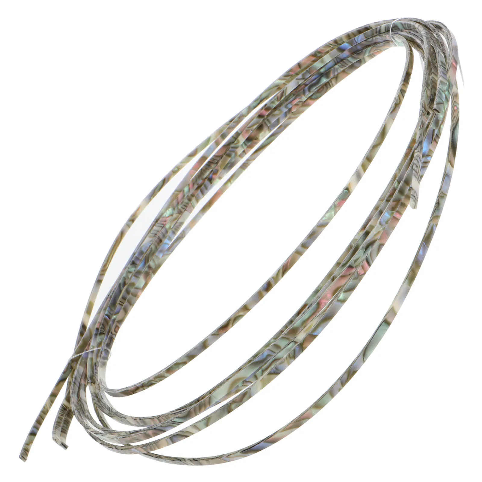 

4Pcs Guitar Binding Purfling Strip 3mm Plastic Edge Trim Simulated Abalone Shell Decorative Guitar Repair Tool