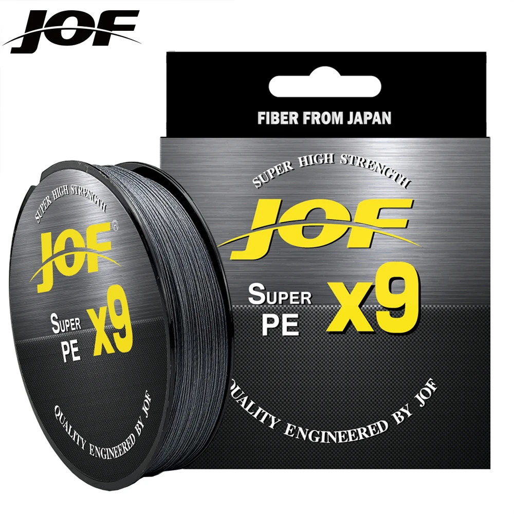 JOF 9 Strand 300M/100M Saltwater Freshwater Weave Extreme Pesca Japan PE Multifilamento Fly Carp Braided Fishing Line 20-80LB