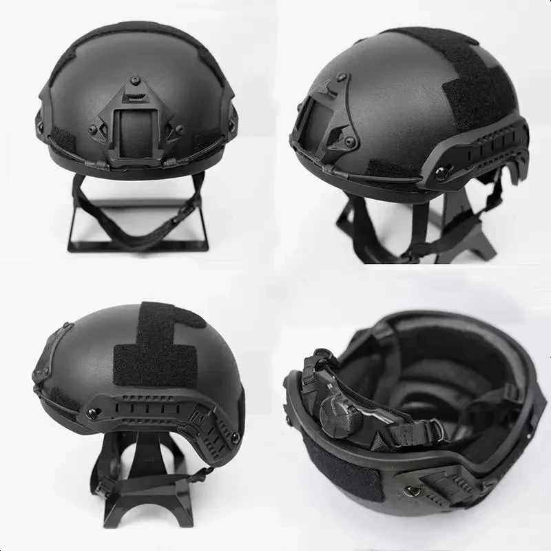 Fast HDPE NIJ IIIA High Cut Trajectory Helmet UHMW-PE Trajectory 3A Bulletproof Helmet