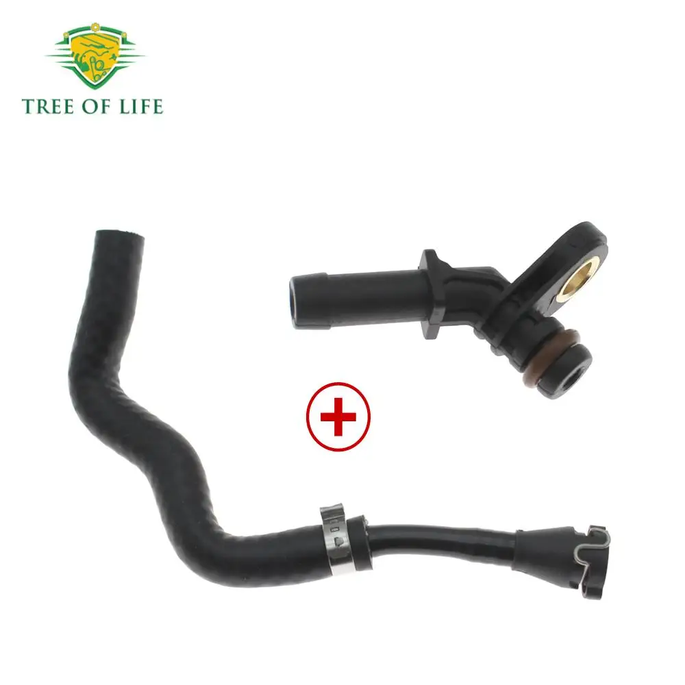 

2X Oil Crankcase Breather Pipe w/Connection For Mercedes Benz S E S550 X166 C216 C292 A217 W212 W166 W221 A2782031217 0099973972