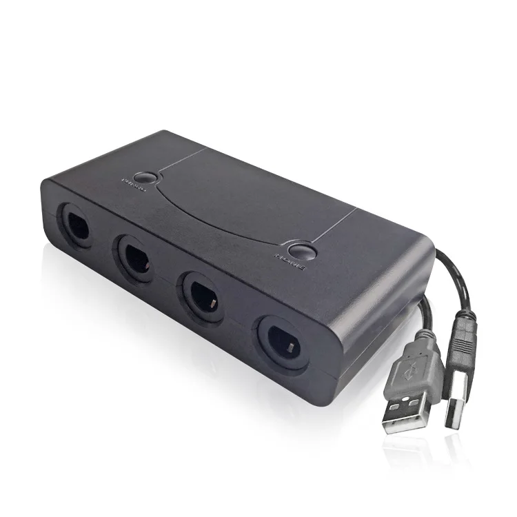 

4 Ports Game Converter for GameCube GC Controller USB Adapter for Nintend Switch NGC/Wii U/PC with HOME and TURBO Functions
