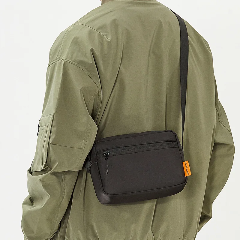 Men's Cross Shoulder Bag Small Canvas Crossbody Bags for Man Oxford Cloth Fashion Sling Messenger Phone Bags Male Sports Handbag