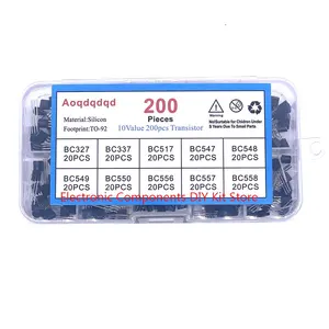 Conjunto de transistores de la serie 200pcs TO-92 20pcs de cada uno de los 10 tamaños BC327 BC337 BC517 BC547 BC548 BC549 BC550 BC556 BC557 BC558 8 mejores ventas BC337 - №3