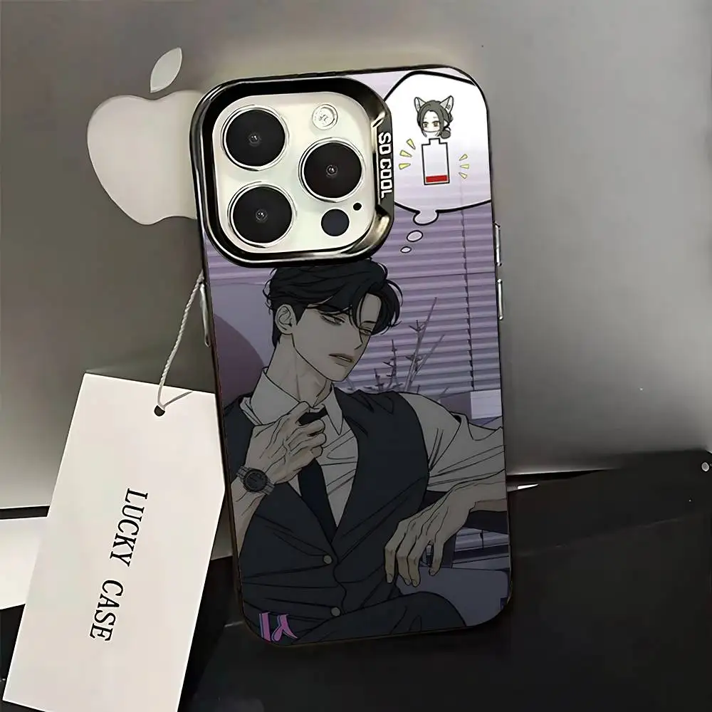 말린 꽃에 흘러내린 눈물 아이폰 16,15,14,13,12,11,Pro,XS,Max,Plus,Mini,SE용 블랙 캔디 무광 충격 방지 케이스