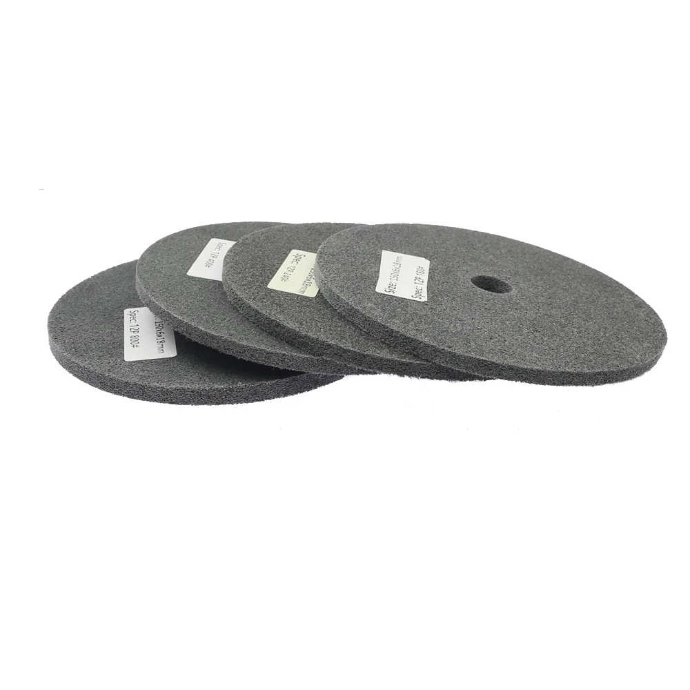 Imagem -05 - Non-woven Unitized Polishing Disc Fina Fatia de Moagem para Metal Plastic Slots Finish Pcs 150x6x18 mm