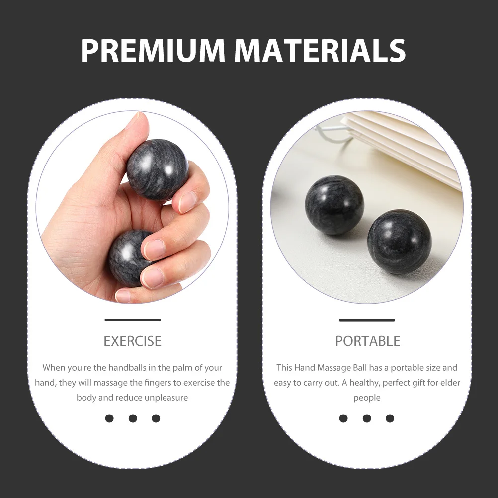 

4 шт. гладкие нефритовые гандболы для массажа ладоней, портативные упражнения для рук, маленькие шарики для уменьшения напряжения и улучшения гибкости пальцев