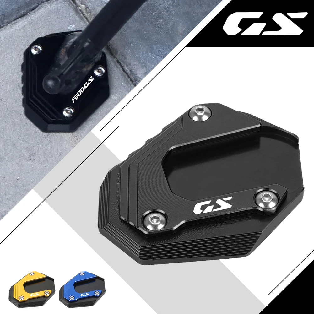 

Motorcycle Kickstand Enlarger Side Stand Extension Plate Pads For BMW F800GS F 800GS F900GS ADVENTURE F900 GS ADV 2024 2025 2026