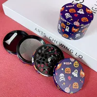 2inch Halloween Herb Grinder Metal Pestle Spice Vanilla Bud Crusher Pepper Mortar Tobacco Raw Grass Grinder Smoking Kitchen Tool