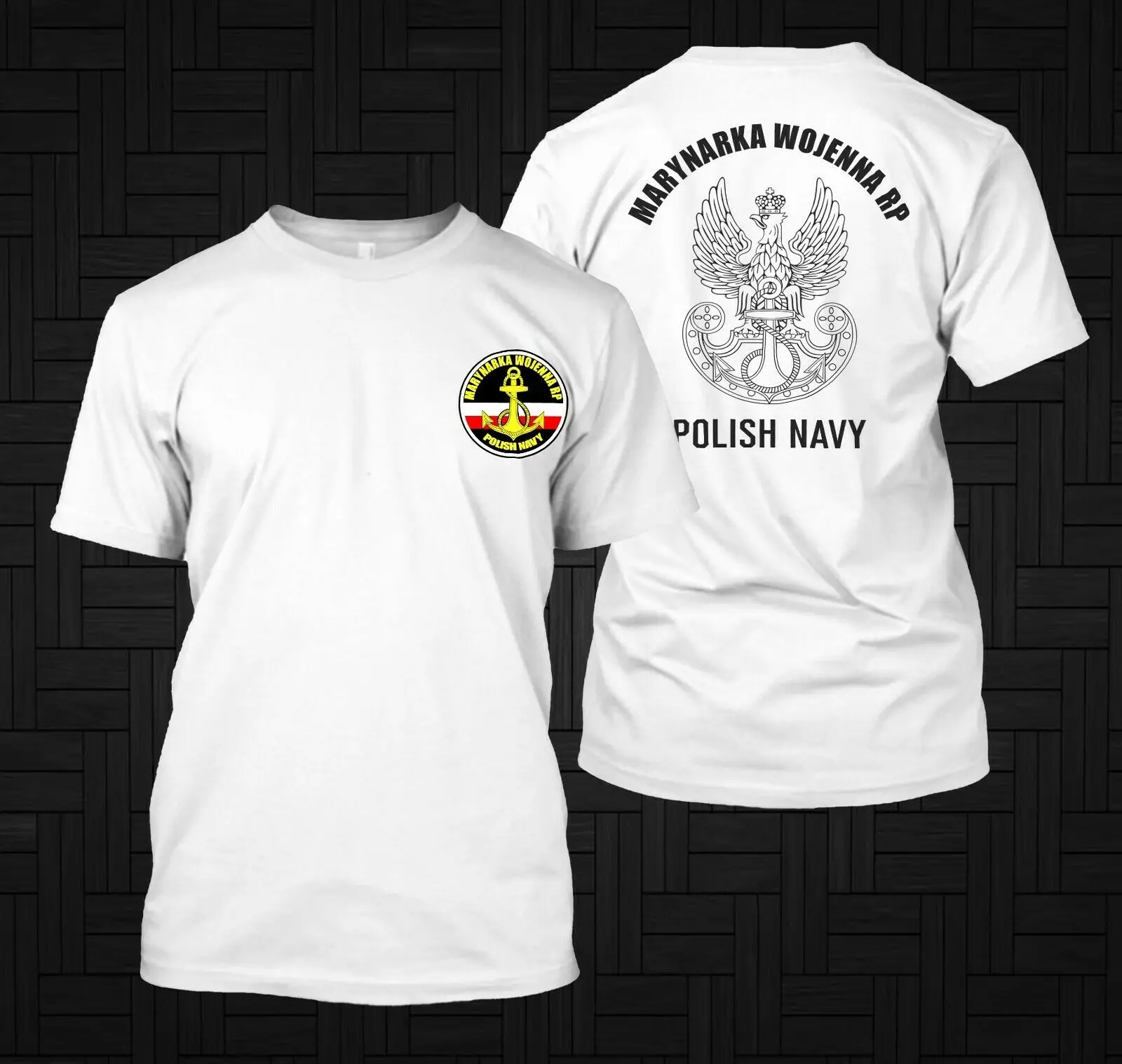 Poland Polish Naval Marynarka Wojenna Armed Forces Military  Custom Men t-shirt Short Casual 100% Cotton Shirts