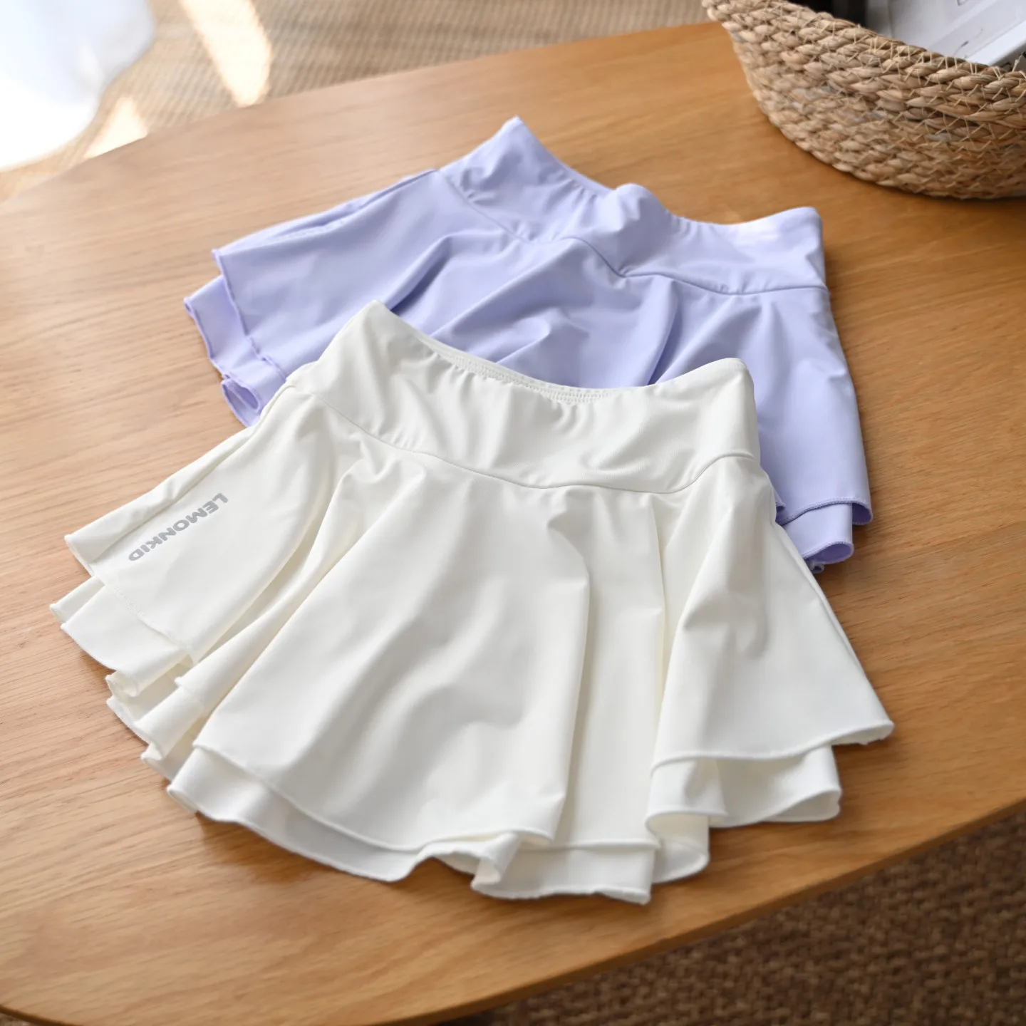 Girls Tennis Half Skirt Childrens Hanging Pleated Skirt Mid Size Childrens Cool Skirt Pants Summer Style