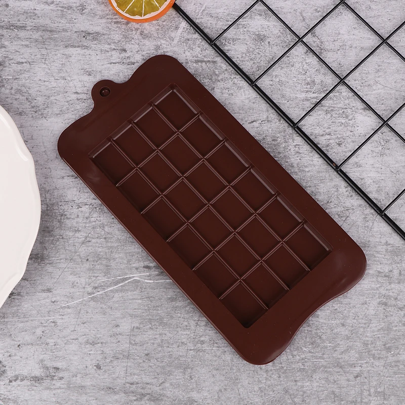 24 Holes Silicone Molding Chocolate Bar Mold Non Stick Doughnut Mold DIY Waffle Biscuit Pan Tray Kitchen Baking Gadgets