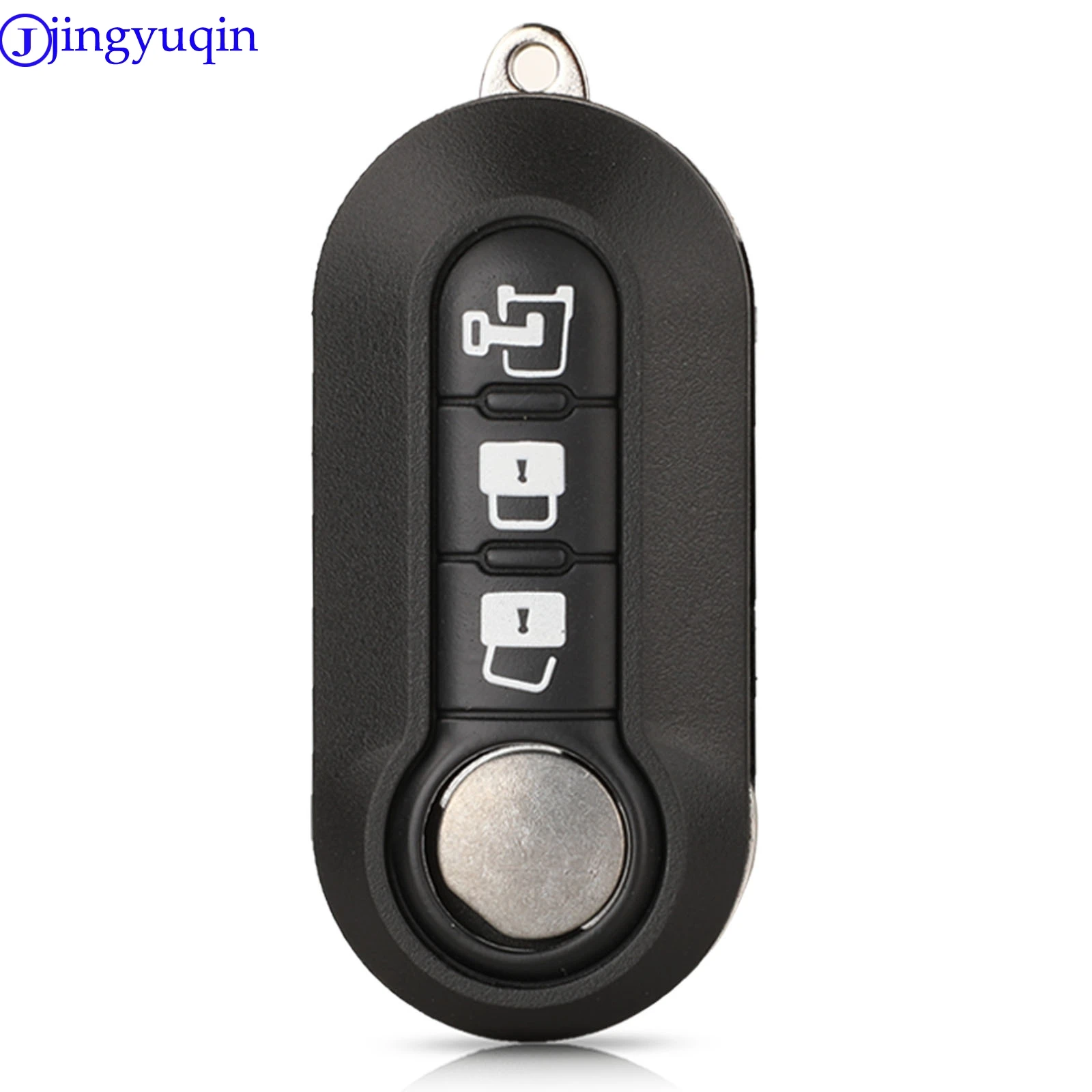 jingyuqin Remote Key Case Shell Cover For Fiat 500 Panda Punto Bravo Doblo Peugeot Boxer Citroen Relay Fiat Ducato Lancia Musa