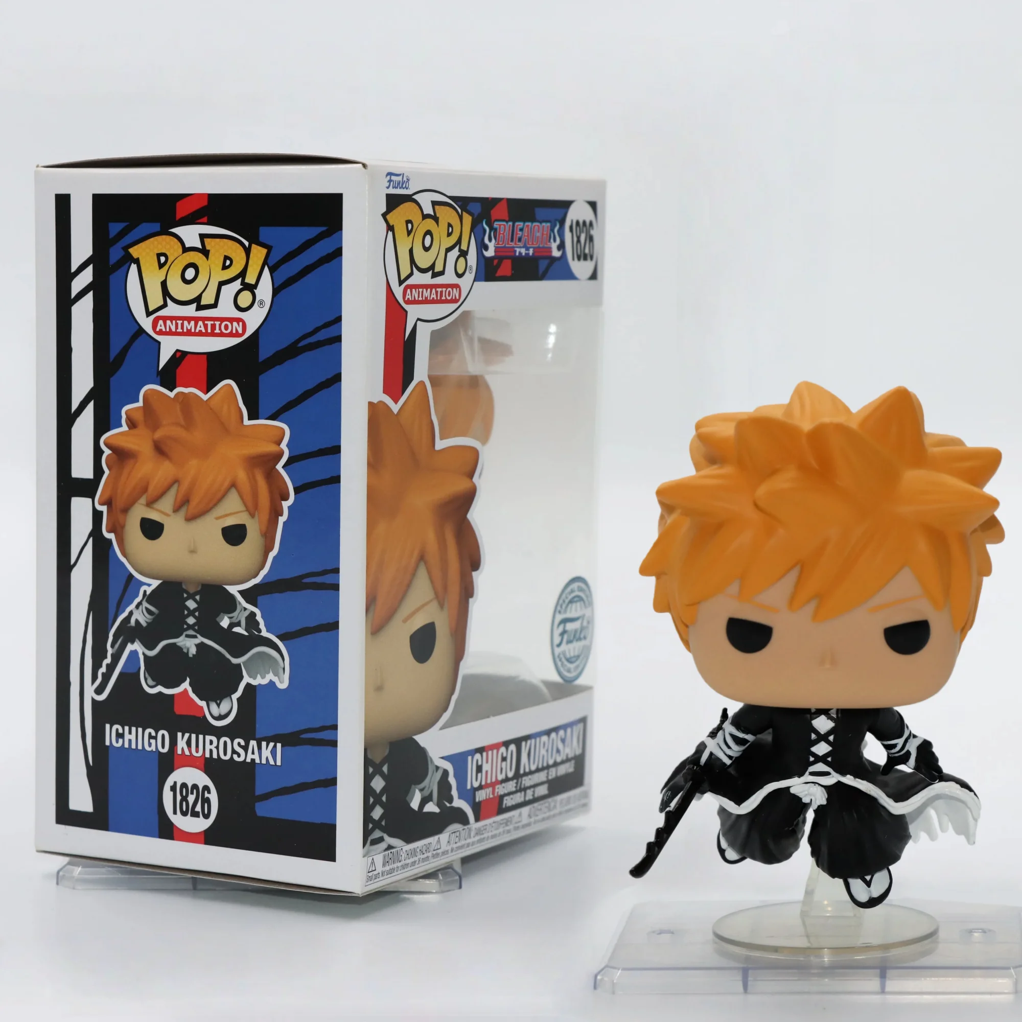 

Фигурка Ichigo Kurosaki из аниме BLEACH: Тысячелетняя кровавая война, серия Funko Pop! # Официальные аутентичные фигурки ограниченной серии 1826 года: подарок для фанатов