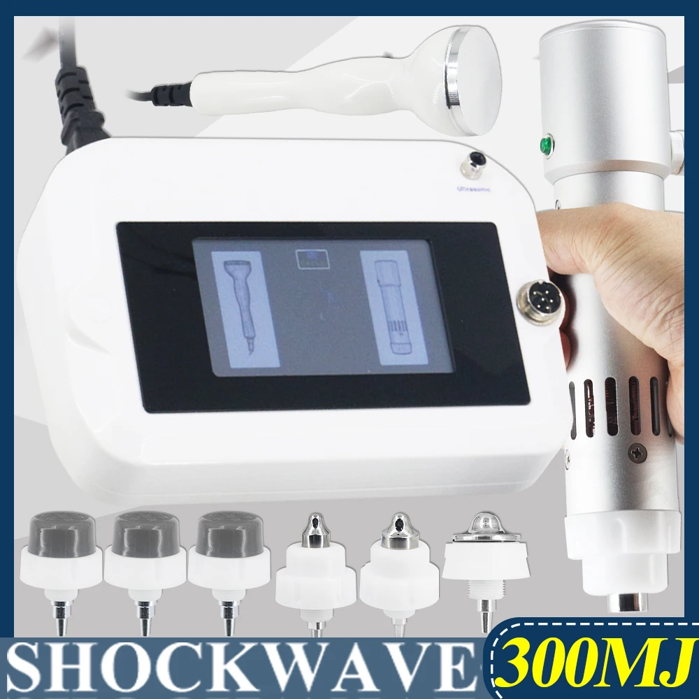 Professional Shock Wave For ED Treatment Body Muscle Relaxation Massager 10Heads Pain Relief Shockwave Therapy Machine 300MJ